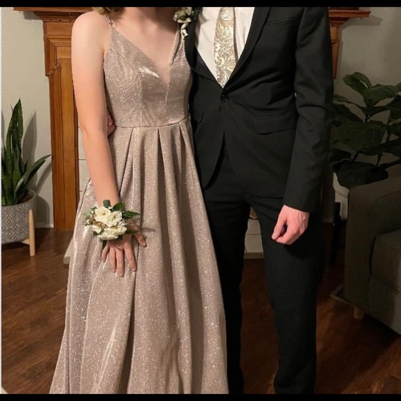 Glitter Prom Dress - Picture 11 of 13